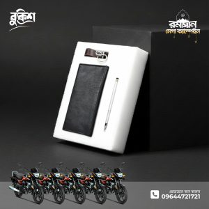 Genuine Leather Long Wallet (Blp-5) (O)