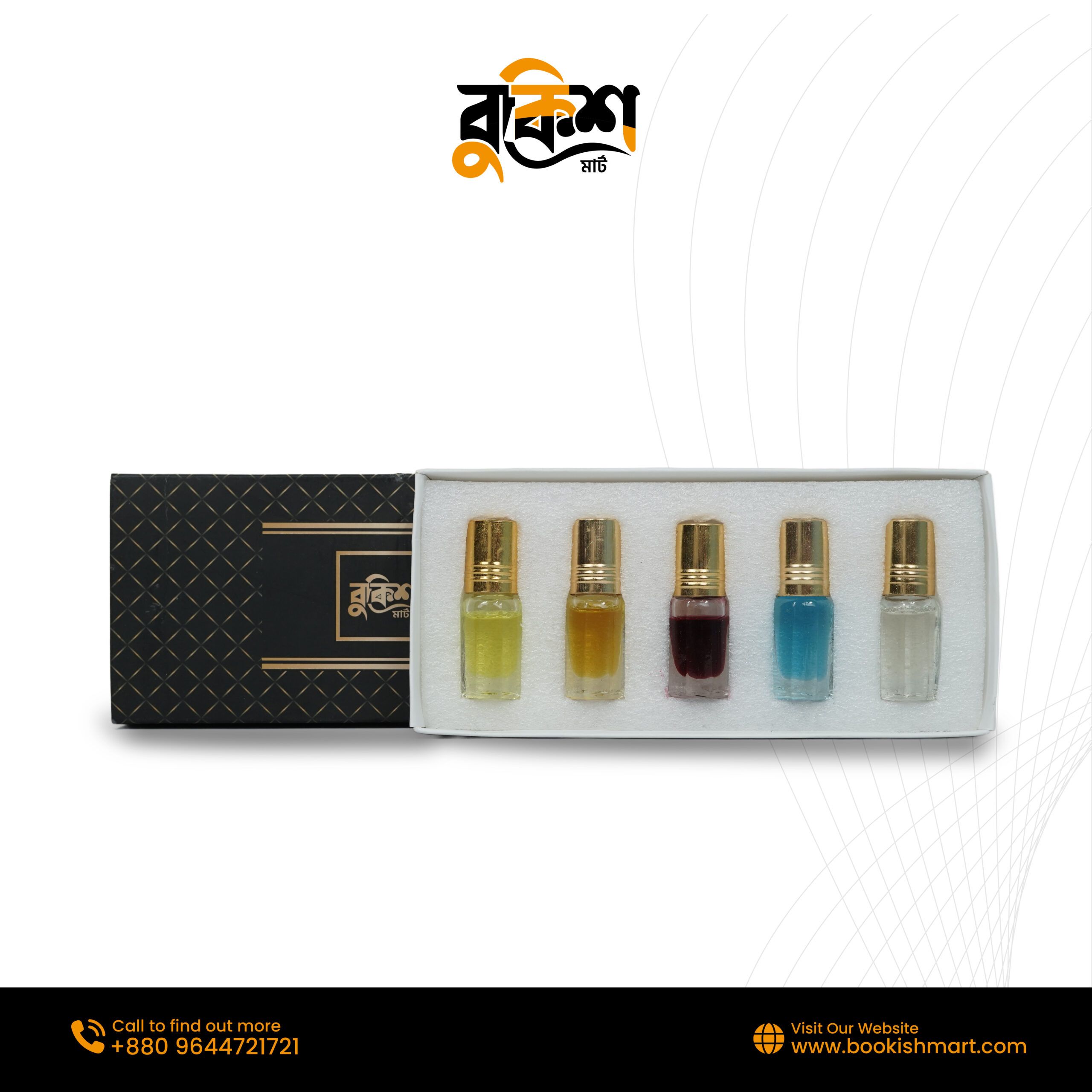 5 Pcs Attar Combo (O)